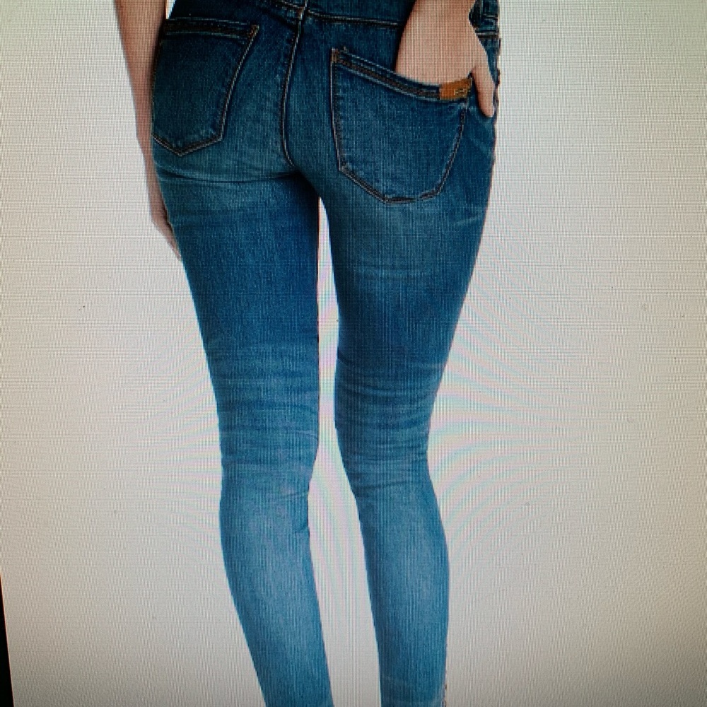 💕HP💕WHITE HOUSE BLACK MARKET SKIM JEANS 4 L NWT - Picture 2 of 6